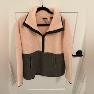 Indyeva Polartec Sherpa Fleece Pullover Snap Jacket Women’s Medium